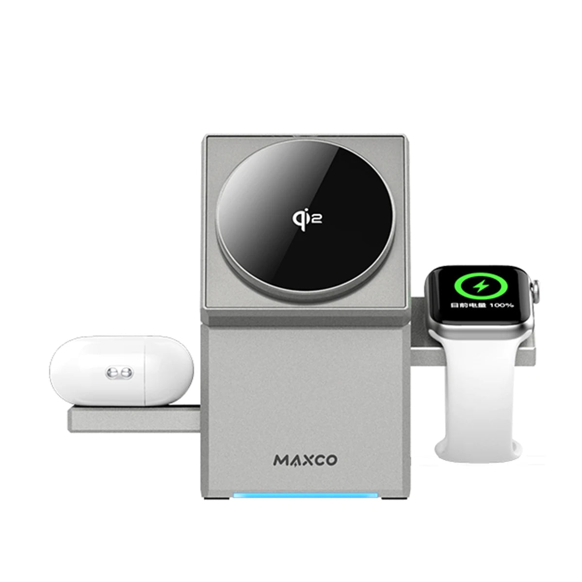 Premium Auto Rotating Phone dock - 3 in 1 wireless charger